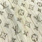 LOUIS VUITTON M73939 Monogram Glitter Etol Monogram So Glitter All-over print stole/shawl scarf with fringe shawl silk / polyester Light BeigeBased Used
