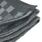 LOUIS VUITTON M70030 Damier Graphite charpes petit damier Men's scarves and accessories Scarf wool Black Used