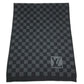 LOUIS VUITTON M70030 Damier Graphite charpes petit damier Men's scarves and accessories Scarf wool Black Used