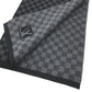 LOUIS VUITTON M70030 Damier Graphite charpes petit damier Men's scarves and accessories Scarf wool Black Used