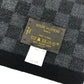 LOUIS VUITTON M70030 Damier Graphite charpes petit damier Men's scarves and accessories Scarf wool Black Used