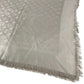 LOUIS VUITTON Monogram Shawl All-over print stole/shawl scarf with fringe shawl silk / wool Beige Used