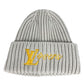 LOUIS VUITTON M7817A Beanie LV Birds LV Logo beanie hat knit hat knit cap Knit hat wool Light gray based Used