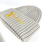 LOUIS VUITTON M7817A Beanie LV Birds LV Logo beanie hat knit hat knit cap Knit hat wool Light gray based Used