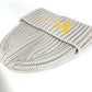 LOUIS VUITTON M7817A Beanie LV Birds LV Logo beanie hat knit hat knit cap Knit hat wool Light gray based Used