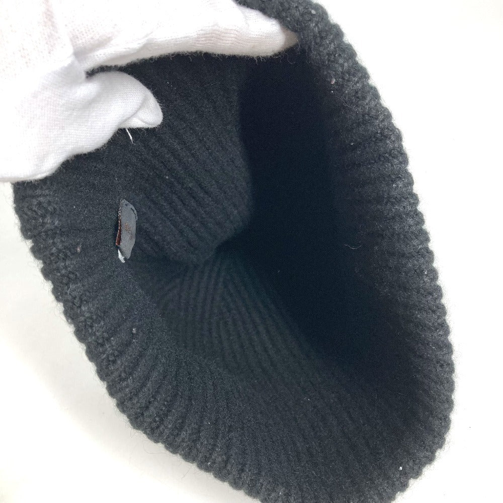 LOUIS VUITTON M76591 Bonnet LV Ahead beanie hat knit hat knit cap Knit hat Cashmere Black Used