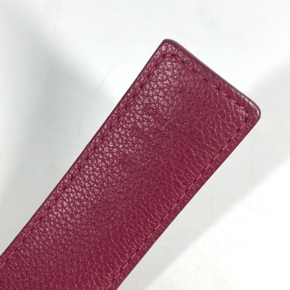 LOUIS VUITTON M0072W Monogram CeintureLV Initial 30mm Accessories LV Buckle belt MonogramCanvas Brown/Wine red Based Used