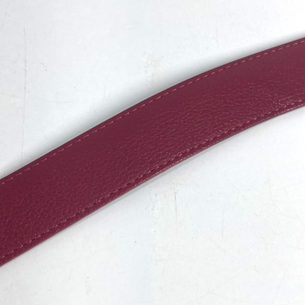 LOUIS VUITTON M0072W Monogram CeintureLV Initial 30mm Accessories LV Buckle belt MonogramCanvas Brown/Wine red Based Used