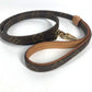 LOUIS VUITTON M58056 Monogram Laisse BaxterMM Dog Puppy Dog Pet Supplies Lead MonogramCanvas Brown Used