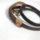 LOUIS VUITTON M58056 Monogram Laisse BaxterMM Dog Puppy Dog Pet Supplies Lead MonogramCanvas Brown Used