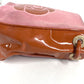 CHANEL CC logo CC Mark Camellia Tote Bag Shoulder Tote Shoulder Bag suede / Leather pink Used