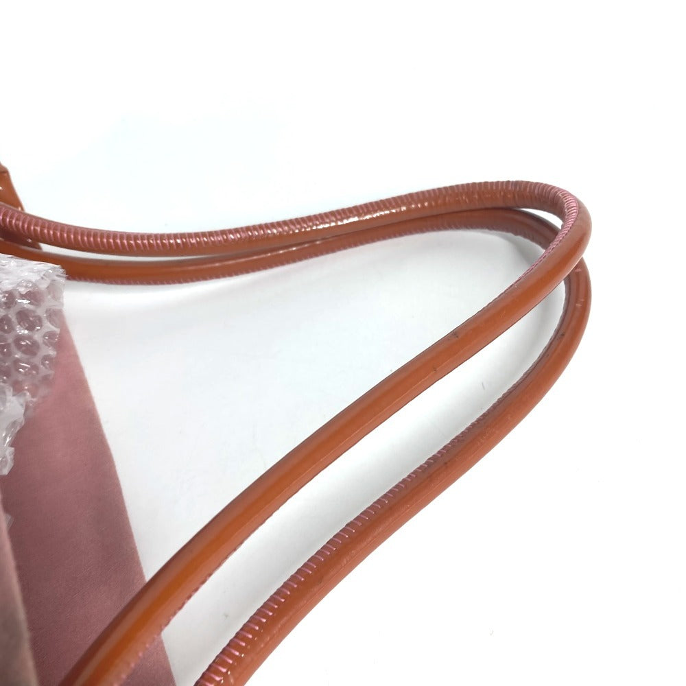 CHANEL CC logo CC Mark Camellia Tote Bag Shoulder Tote Shoulder Bag suede / Leather pink Used