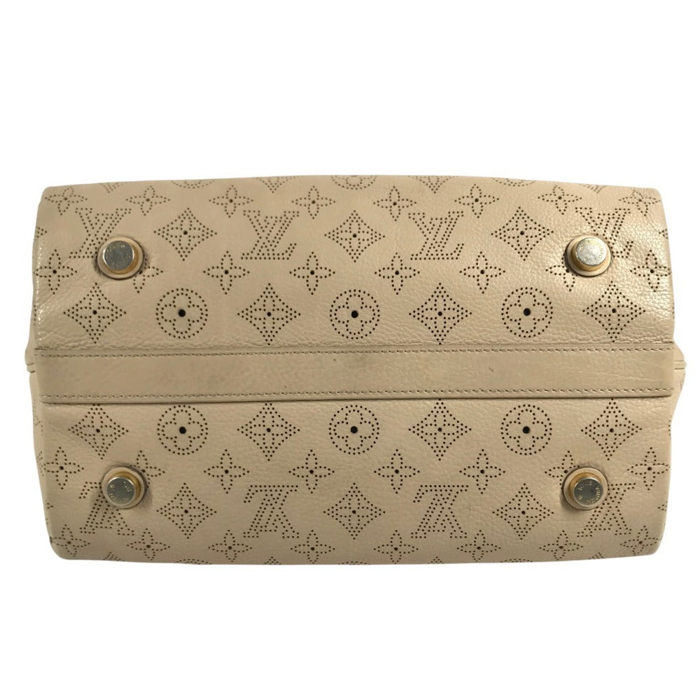 LOUIS VUITTON M93818 MonogramMahina Seals PM Seals PM Bag Tote Bag shawl Shoulder Bag Monogram Mahina Leather Opal Beige Beige Used