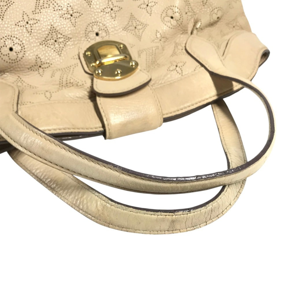 LOUIS VUITTON M93818 MonogramMahina Seals PM Seals PM Bag Tote Bag shawl Shoulder Bag Monogram Mahina Leather Opal Beige Beige Used