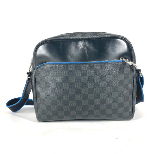 LOUIS VUITTON N42423 ダミエグラフィット デイトンPM カバン 斜め掛け ショルダーバッグ ダミエグラフィットキャンバス ユニセックス ブラック - brandshop-reference