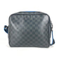 LOUIS VUITTON N42423 Damier Graphite Dayton PM Shoulder Bag in Damier Graphite Canvas, Unisex, Black
