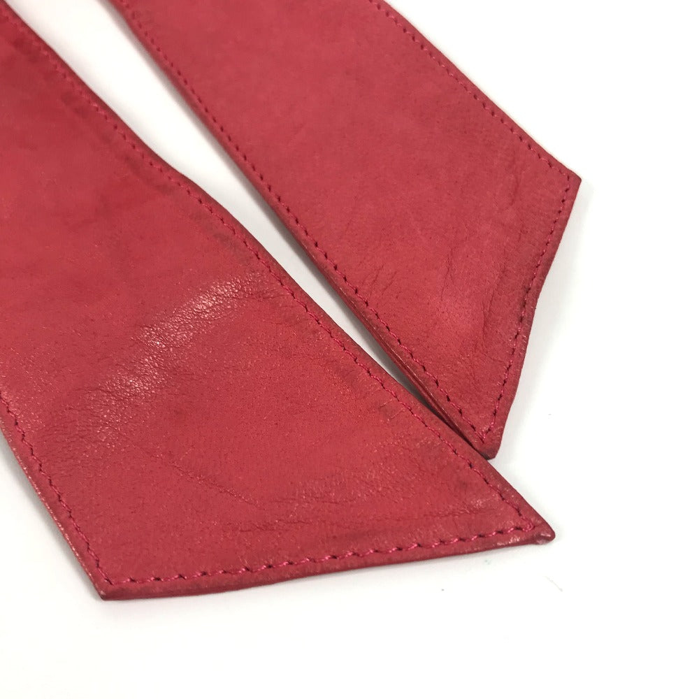 CHANEL ヴィンテージ コイン チェーンベルト ファッション小物 リボン ベルト レザー レディース ピンク - brandshop-reference