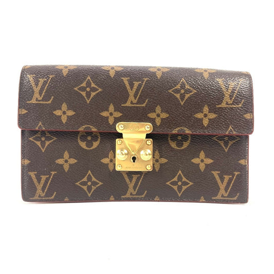LOUIS VUITTON M68550 モノグラム Sロック・ベルトポーチGM ポーチ カバン セカンドバッグ 長財布 チェーン クラッチバッグ モノグラムキャンバス ユニセックス ブラウン - brandshop-reference