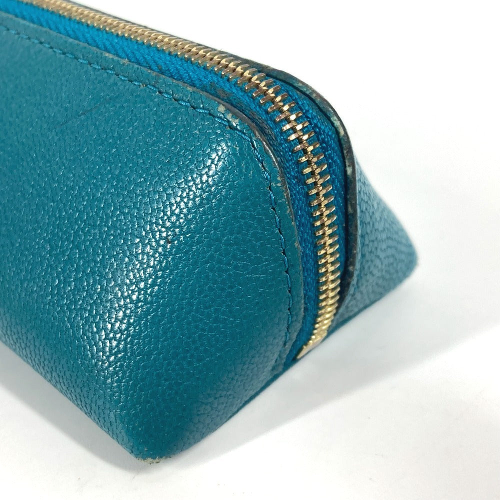 LOUIS VUITTON ノマド トゥルースエリザベット 筆箱 ステーショナリー ポーチ ペンケース ノマドレザー ユニセックス ピーコックブルー ブルー - brandshop-reference