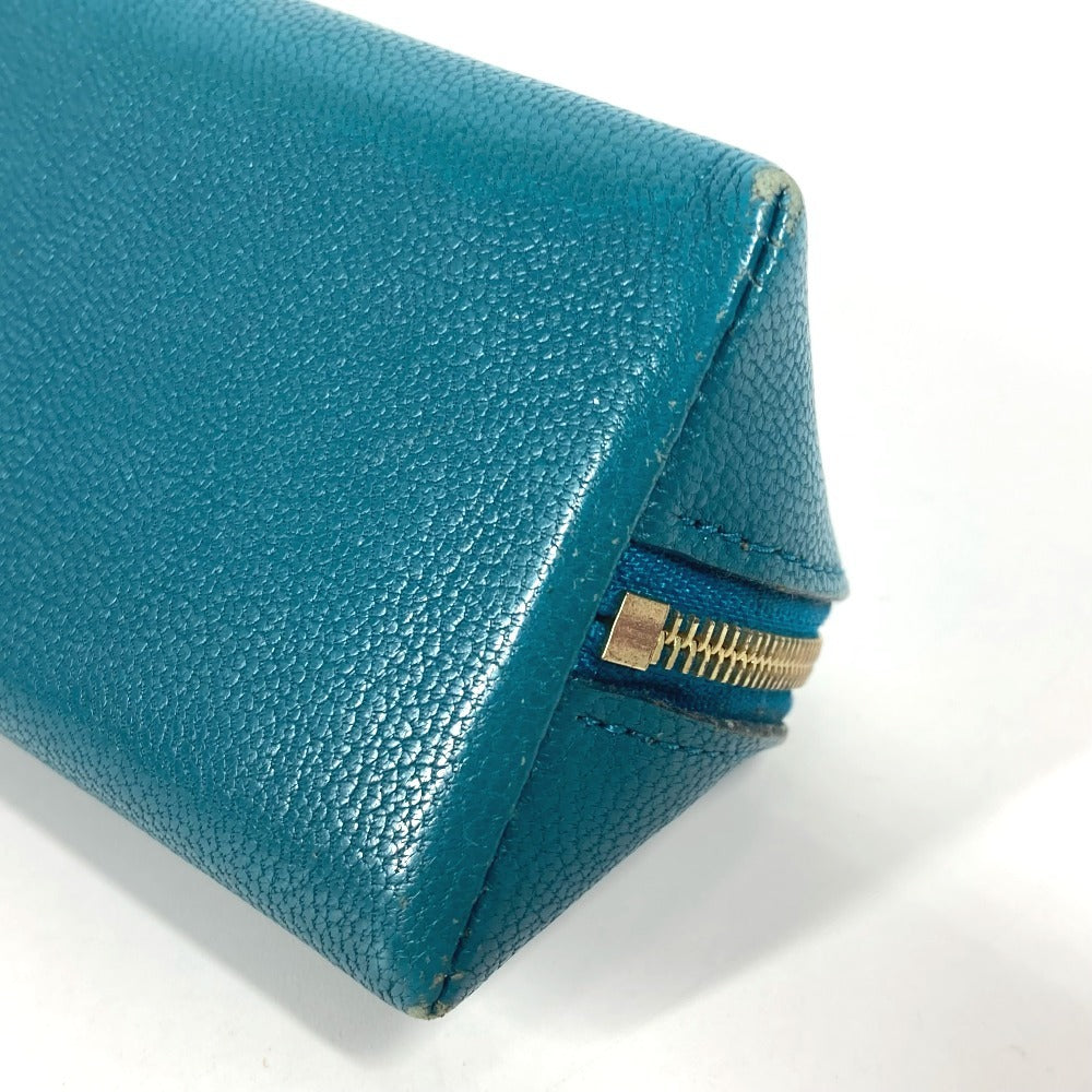 LOUIS VUITTON ノマド トゥルースエリザベット 筆箱 ステーショナリー ポーチ ペンケース ノマドレザー ユニセックス ピーコックブルー ブルー - brandshop-reference