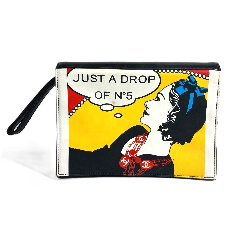 CHANEL マドモアゼル ロゴ フラップ カバン ポーチ クラッチバッグ レザー レディース マルチカラー - brandshop-reference