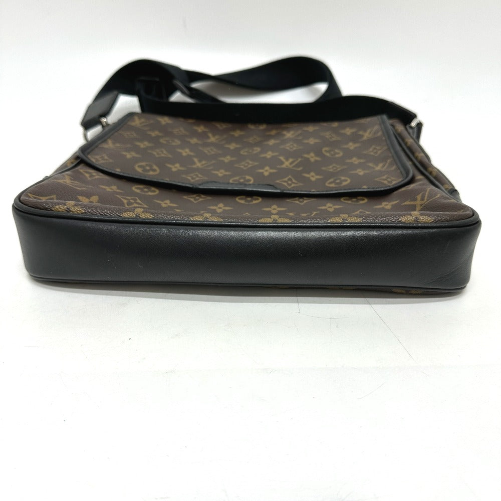LOUIS VUITTON M56715 モノグラムマカサー バスMM 斜め掛け 鞄 カバン 肩掛け ショルダーバッグ モノグラムマカサーキャンバス メンズ ブラウン - brandshop-reference