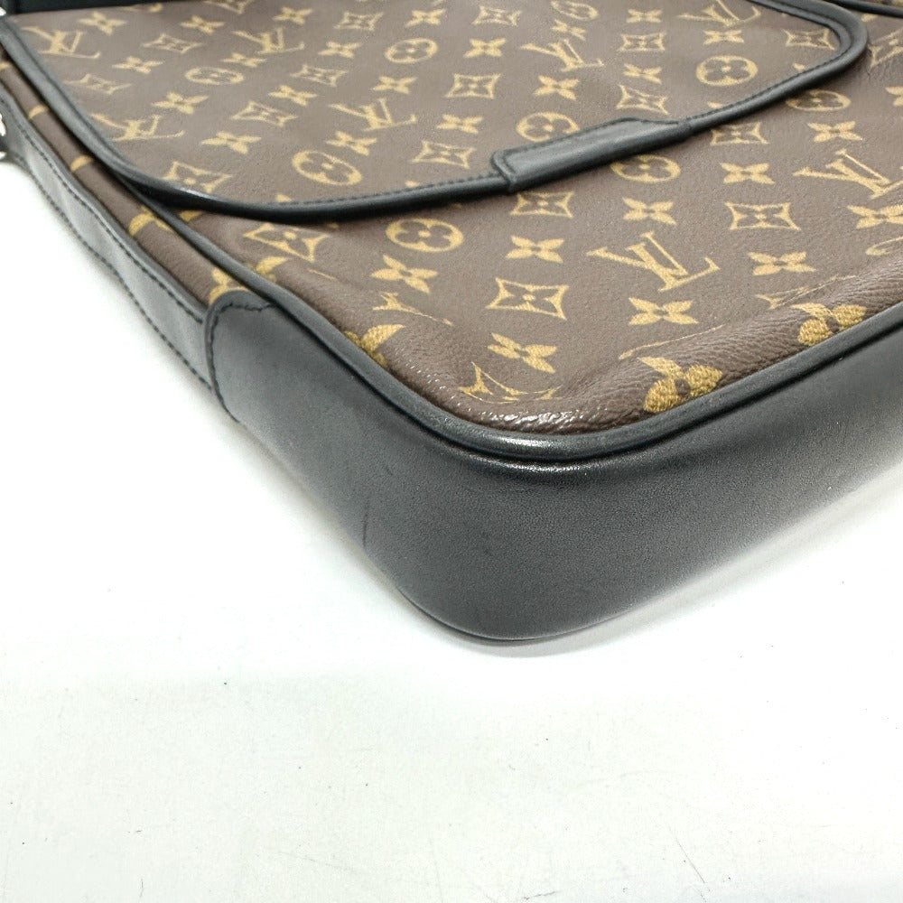 LOUIS VUITTON M56715 モノグラムマカサー バスMM 斜め掛け 鞄 カバン 肩掛け ショルダーバッグ モノグラムマカサーキャンバス メンズ ブラウン - brandshop-reference
