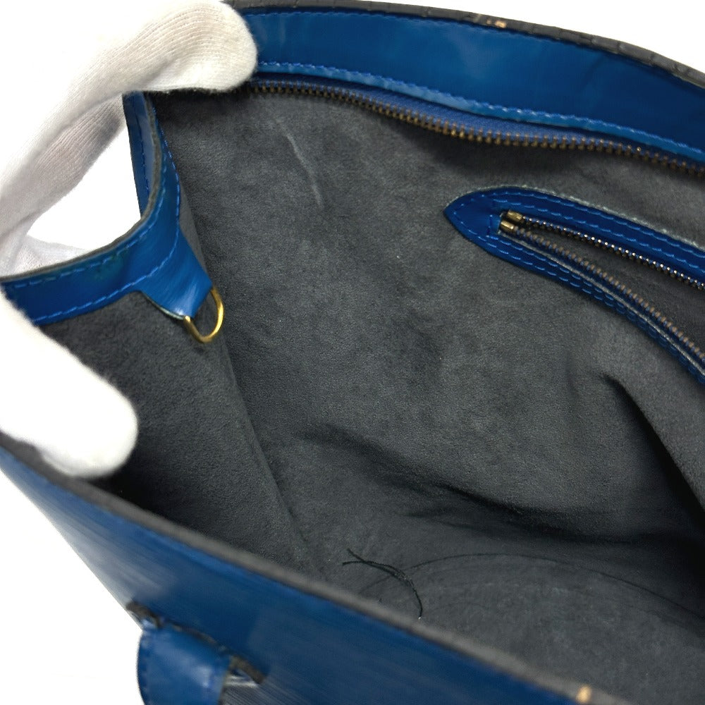 LOUIS VUITTON M52265 エピ サンジャックショッピング ショルダーバッグ カバン 肩掛け トートバッグ エピレザー レディース トレドブルー ブルー - brandshop-reference