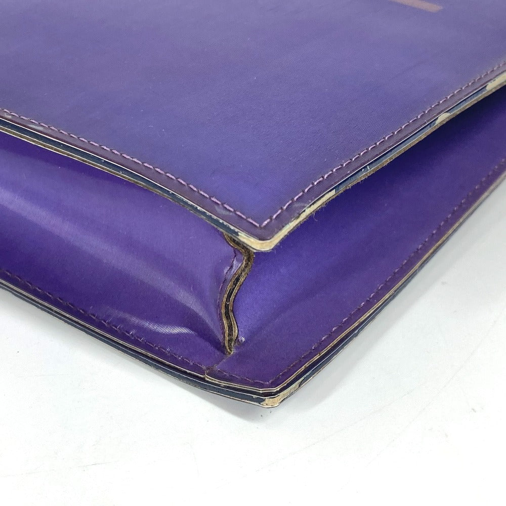 CHANEL ホログラム CC ココマーク Wチェーンバッグ カバン 肩掛け  ショルダーバッグ PVC/レザー レディース パープル - brandshop-reference