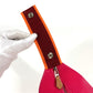 HERMES Bride Black PM Pouch, Vanity Bag, Canvas Handbag, Women's, Pink