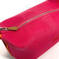 HERMES Bride Black PM Pouch, Vanity Bag, Canvas Handbag, Women's, Pink