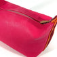HERMES Bride Black PM Pouch, Vanity Bag, Canvas Handbag, Women's, Pink