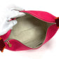 HERMES Bride Black PM Pouch, Vanity Bag, Canvas Handbag, Women's, Pink