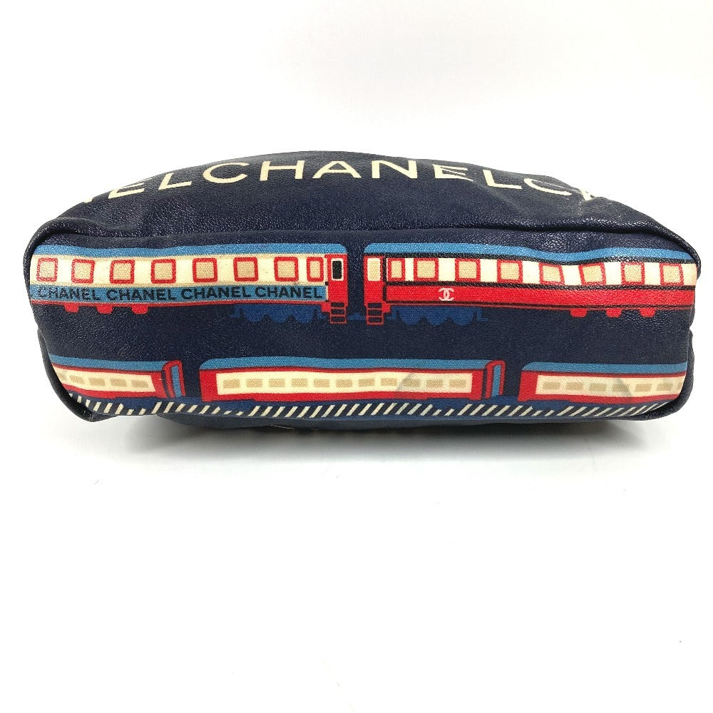 CHANEL セントラルステーション 肩掛け ショルダーバッグ カバン トートバッグ PVC/レザー レディース レッド