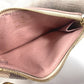 LOUIS VUITTON N60498 Damier Azur Porto Carte Rectove Card Case Business Card Holder Pass Case Wallet Fragment Case Coin Case Damier Azur Canvas Unisex Pink