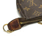 LOUIS VUITTON M58009 モノグラム ミニポシェットアクセソワール ポシェット カバン ポーチ チェーン アクセサリーポーチ ハンドバッグ モノグラムキャンバス レディース ブラウン - brandshop-reference