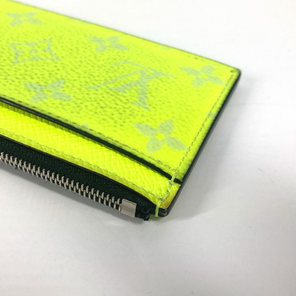 LOUIS VUITTON M30950 タイガラマ コインカード・ホルダー カードケース 名刺入れ パスケース 財布 フラグメントケース コインケース タイガレザー ユニセックス イエロー - brandshop-reference