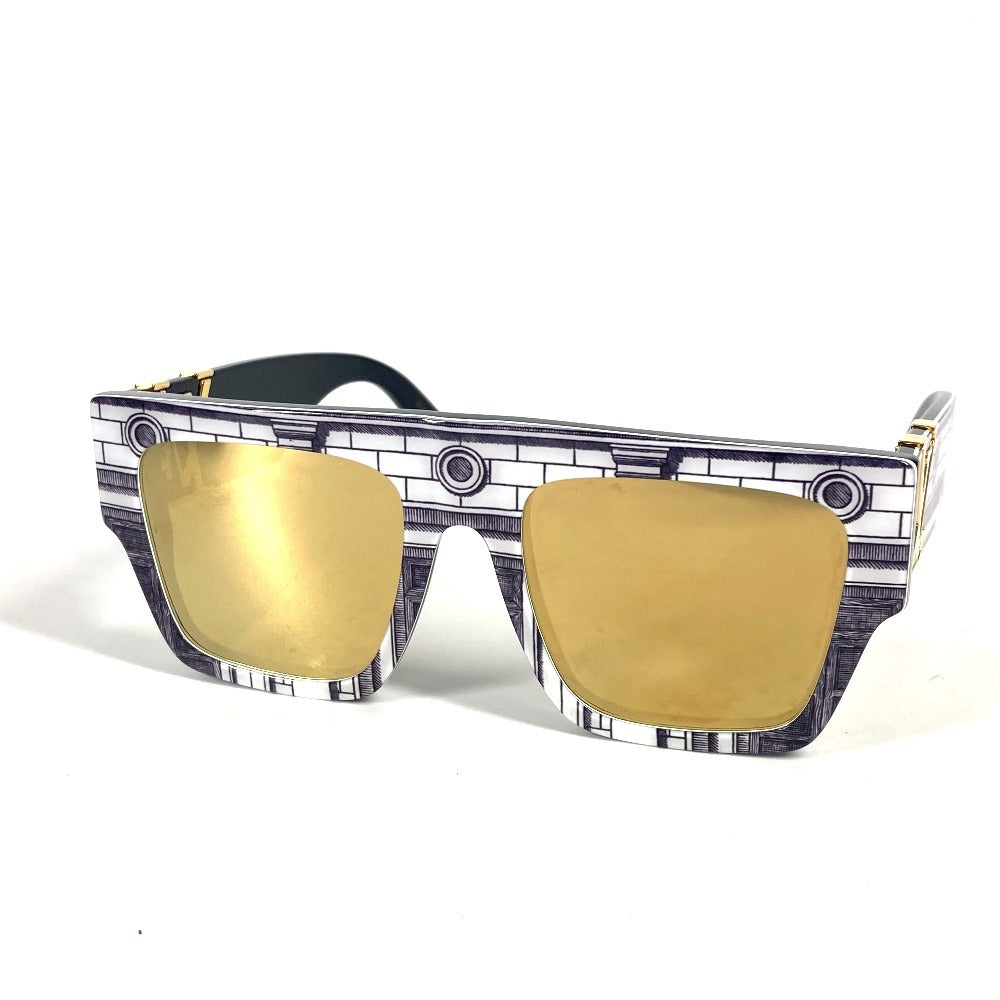 LOUIS VUITTON Z1575W フォルナセッティ  FORNASETTI  メガネ 眼鏡 アイウェア サングラス プラスチック ユニセックス ホワイト - brandshop-reference