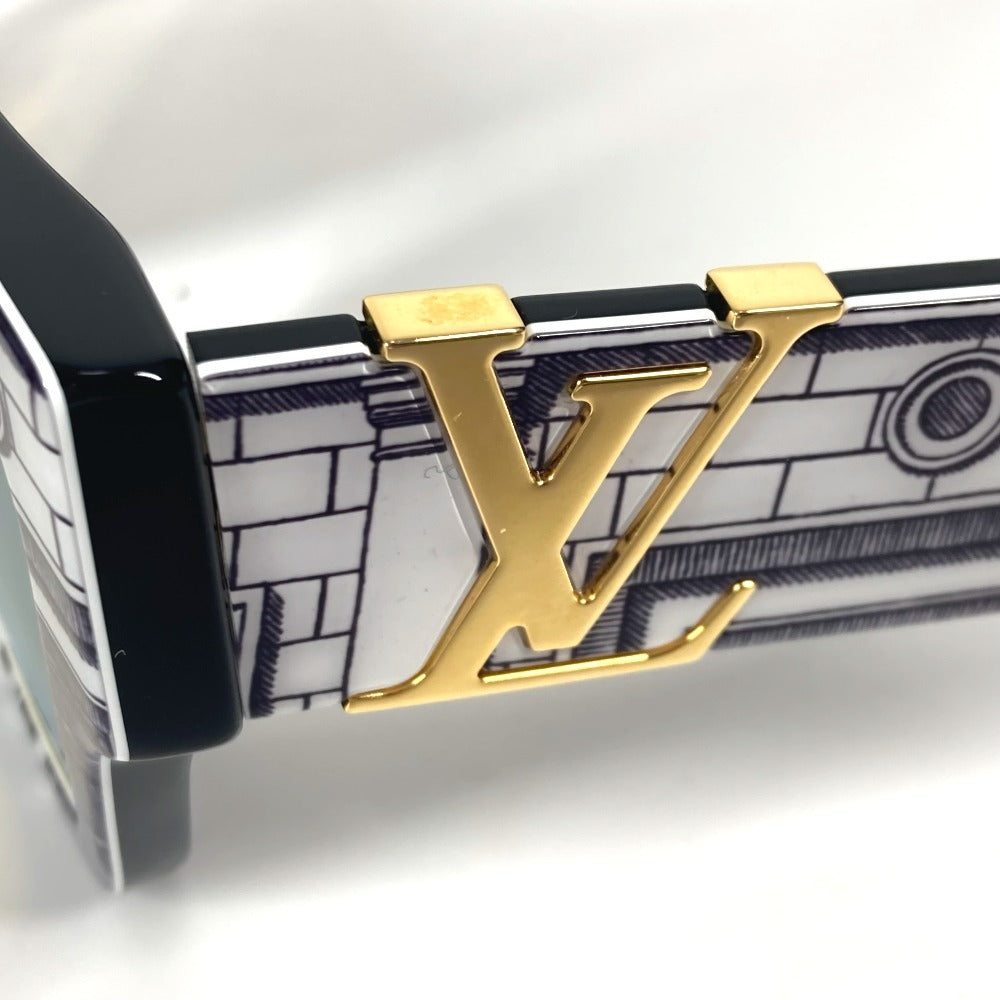 LOUIS VUITTON Z1575W フォルナセッティ  FORNASETTI  メガネ 眼鏡 アイウェア サングラス プラスチック ユニセックス ホワイト - brandshop-reference