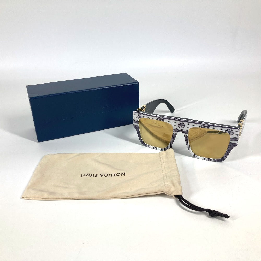 LOUIS VUITTON Z1575W フォルナセッティ  FORNASETTI  メガネ 眼鏡 アイウェア サングラス プラスチック ユニセックス ホワイト - brandshop-reference