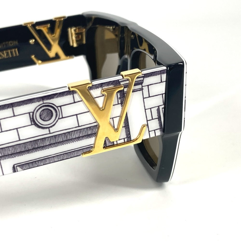 LOUIS VUITTON Z1575W フォルナセッティ  FORNASETTI  メガネ 眼鏡 アイウェア サングラス プラスチック ユニセックス ホワイト - brandshop-reference