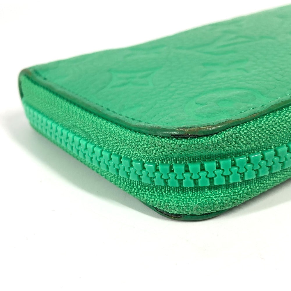 LOUIS VUITTON M81549 モノグラム・トリヨン ジッピーウォレット ヴェルティカル ロングウォレット ラウンドファスナー 長財布 トリヨンレザー ユニセックス ヴェールマント グリーン - brandshop-reference