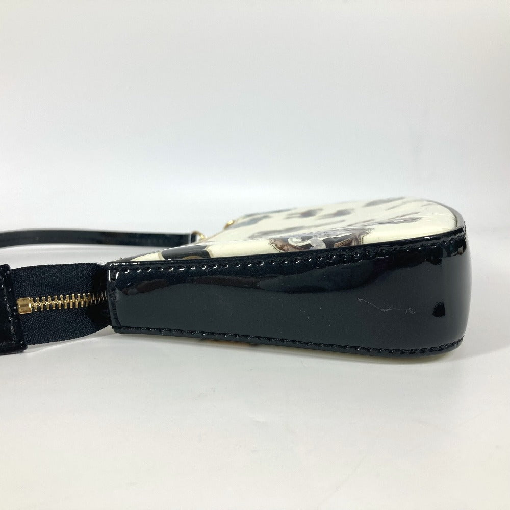 LOUIS VUITTON M90928 ヴェルニ スティッカー ポシェット アクセソワール ハンドバッグ 肩掛け カバン アクセサリーポーチ ショルダーバッグ パテントレザー レディース ホワイト - brandshop-reference