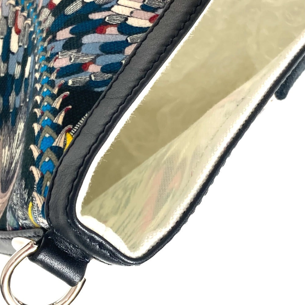 HERMES petit h プティアッシュ 総柄 カバン ショルダーバッグ 肩掛け ハンドバッグ トートバッグ キャンバス ユニセックス ブラック - brandshop-reference