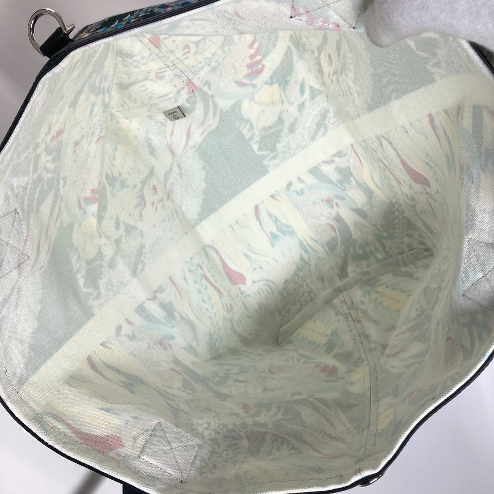 HERMES petit h プティアッシュ 総柄 カバン ショルダーバッグ 肩掛け ハンドバッグ トートバッグ キャンバス ユニセックス ブラック - brandshop-reference