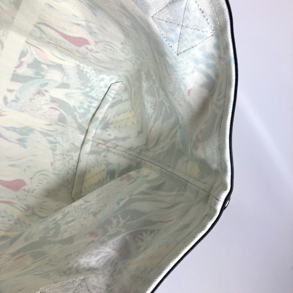 HERMES petit h プティアッシュ 総柄 カバン ショルダーバッグ 肩掛け ハンドバッグ トートバッグ キャンバス ユニセックス ブラック - brandshop-reference