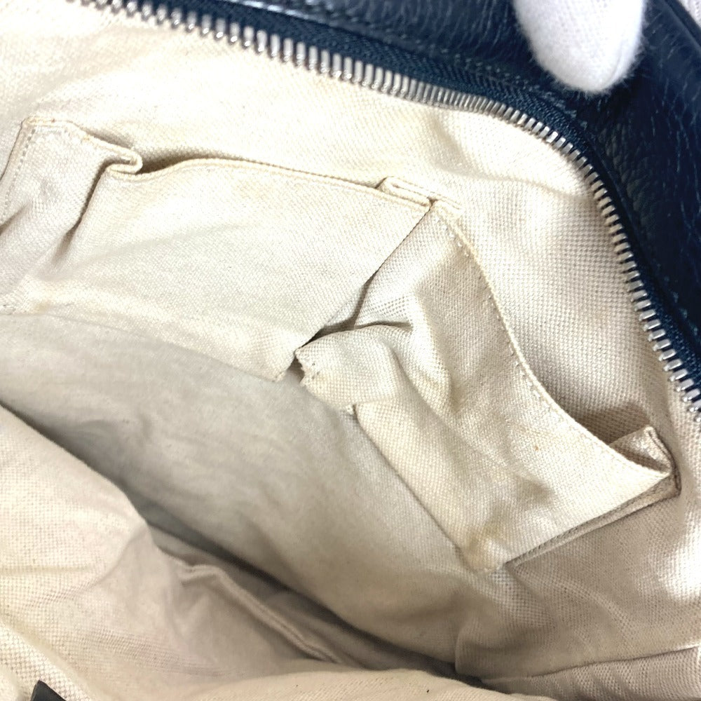 GUCCI 337084 ロゴ インターロッキングG カバン ポーチ ポシェット 斜め掛け ショルダーバッグ レザー ユニセックス ブラック - brandshop-reference