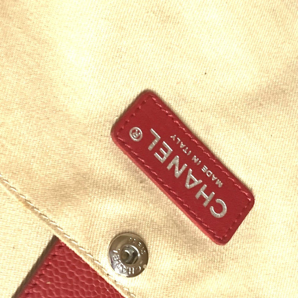 CHANEL セントラルステーション 肩掛け ショルダーバッグ カバン トートバッグ PVC/レザー レディース レッド - brandshop-reference