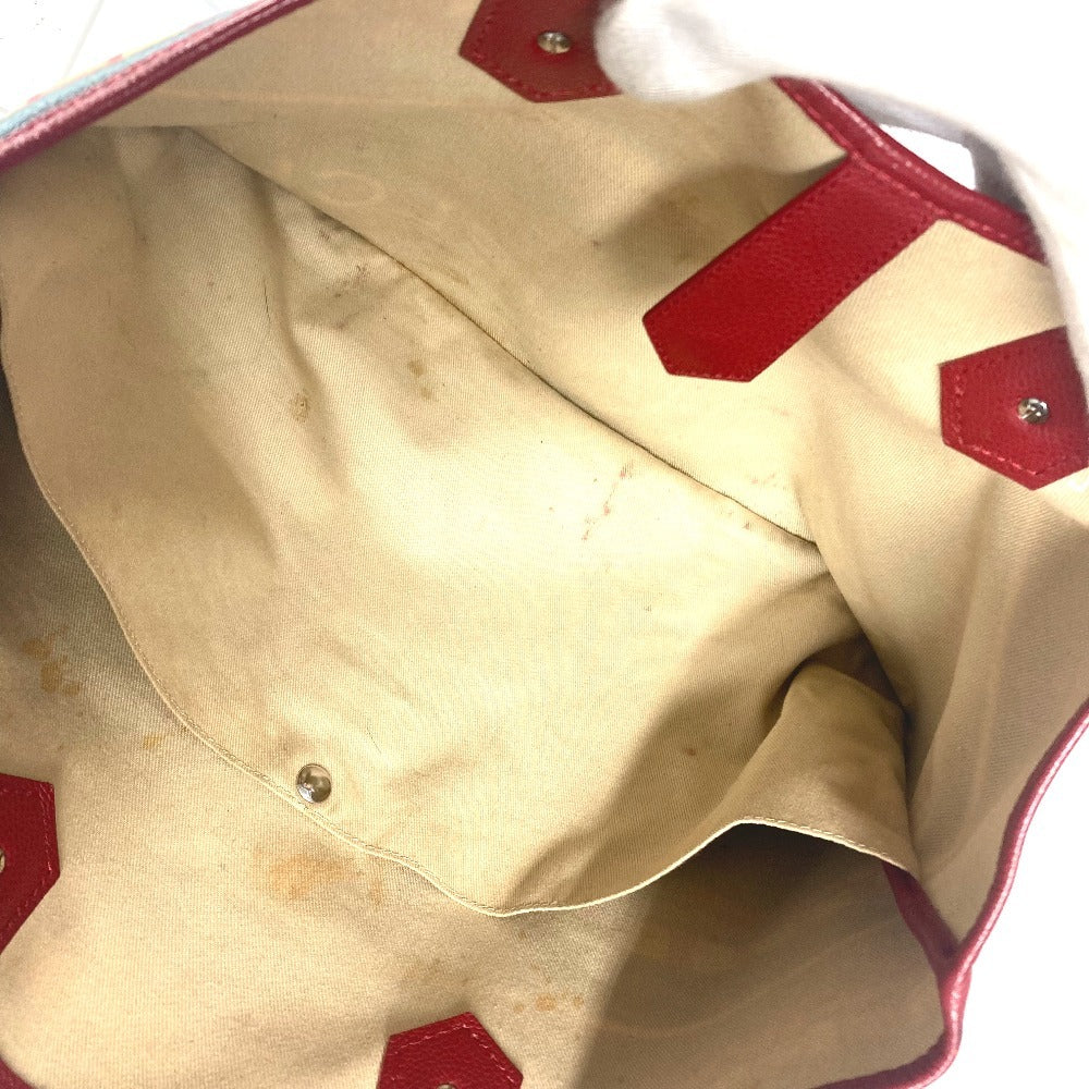 CHANEL セントラルステーション 肩掛け ショルダーバッグ カバン トートバッグ PVC/レザー レディース レッド - brandshop-reference