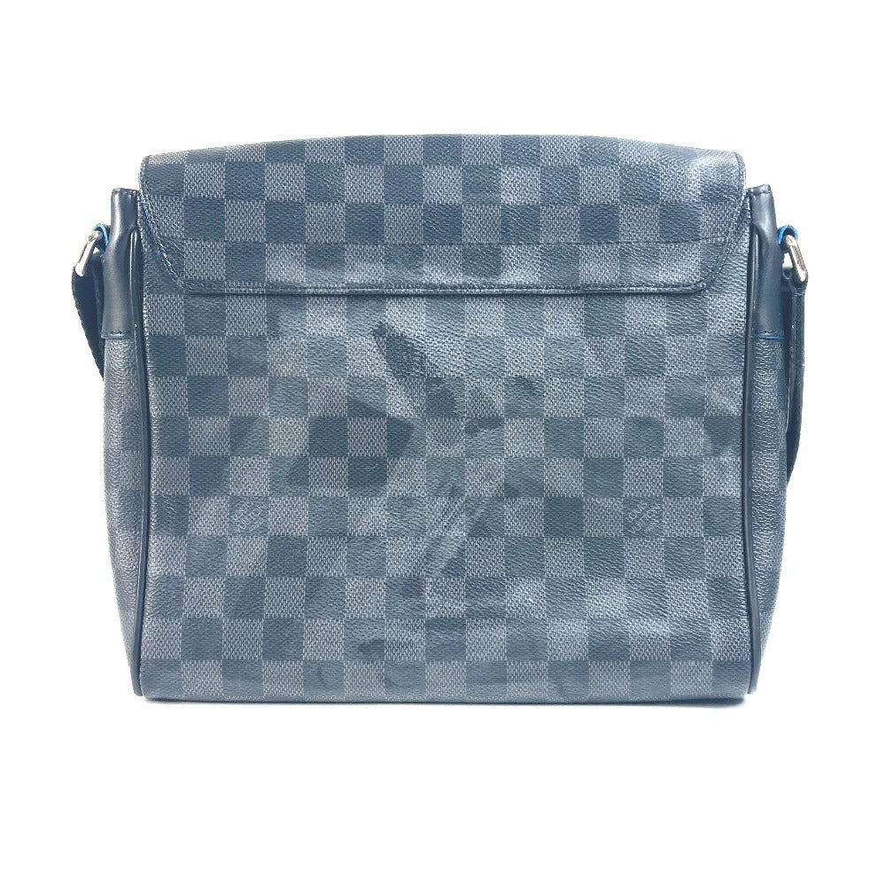 LOUIS VUITTON N42420 ダミエグラフィット ディストリクトPM メッセンジャーバッグ 斜め掛け カバン ショルダーバッグ ダミエグラフィットキャンバス ユニセックス ブラック - brandshop-reference
